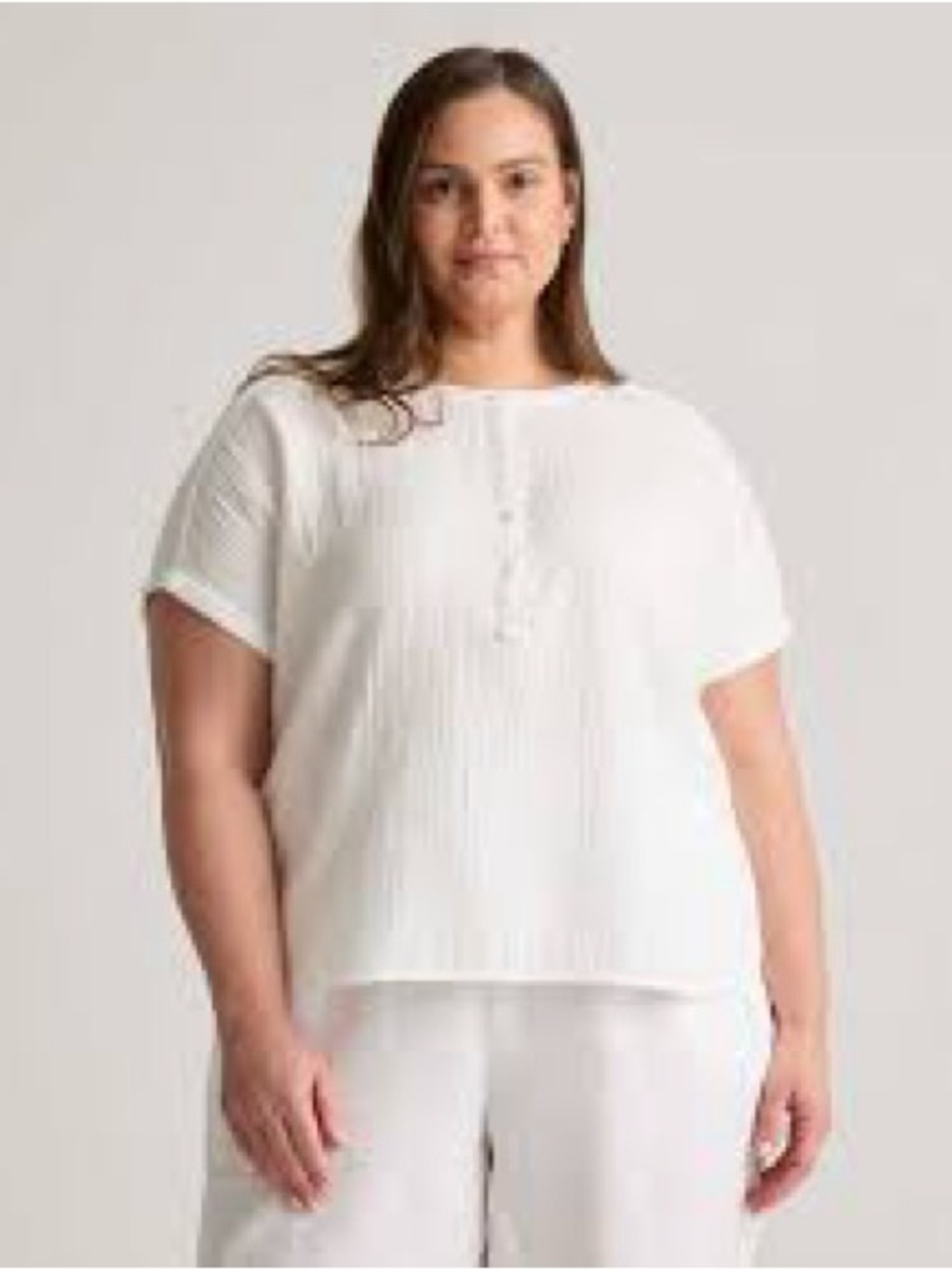 Quince 100% Organic Cotton Gauze Top (NWT)